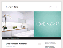 Tablet Screenshot of loveincare.com